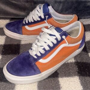 Vans Off The Wall Orange And Purple Shoes 10.5M/12W No Box